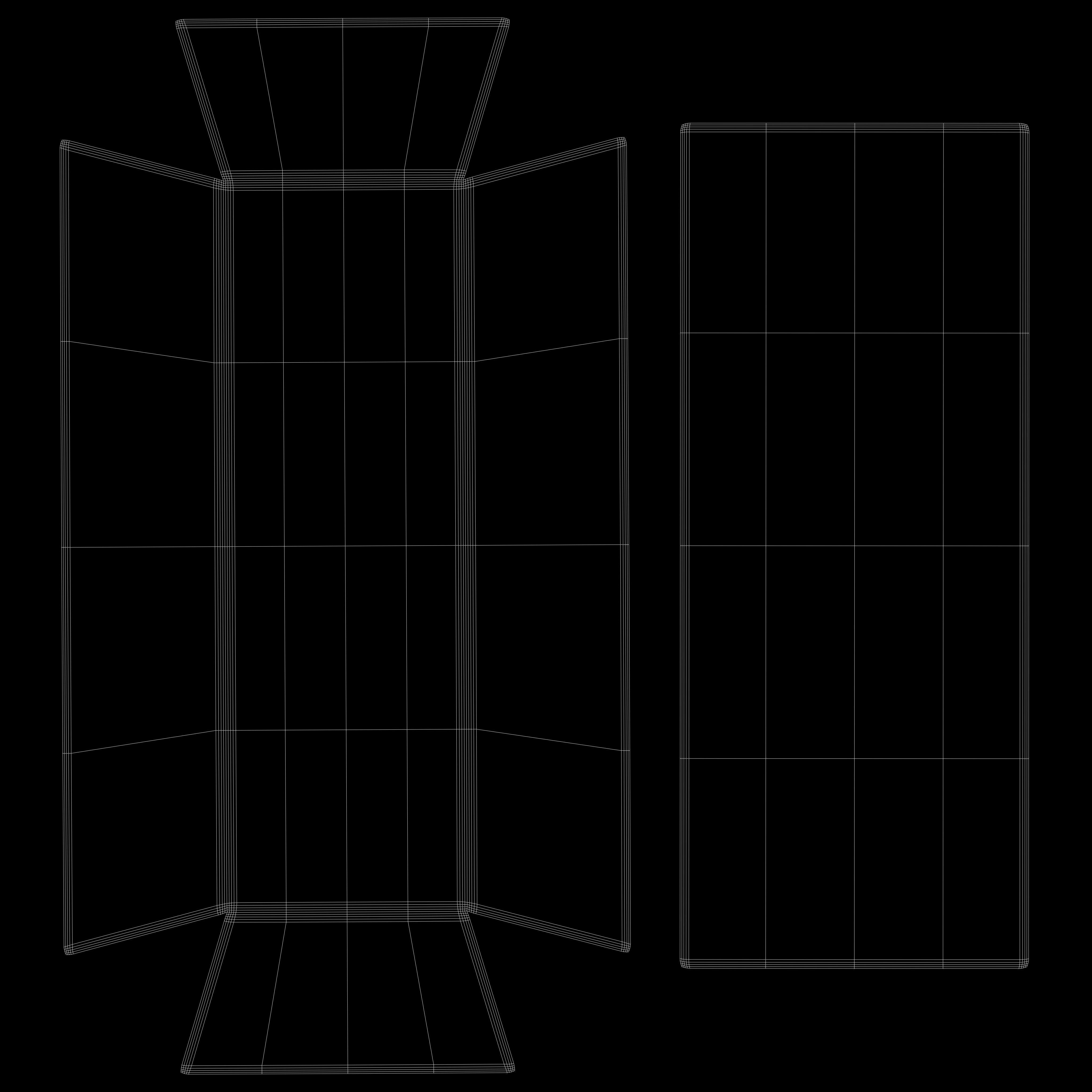 GOLD BAR Low-poly 3D model_8