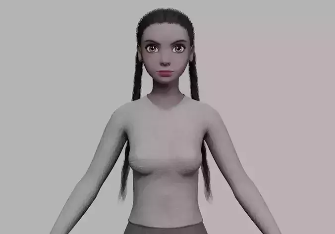 black young woman V24881 