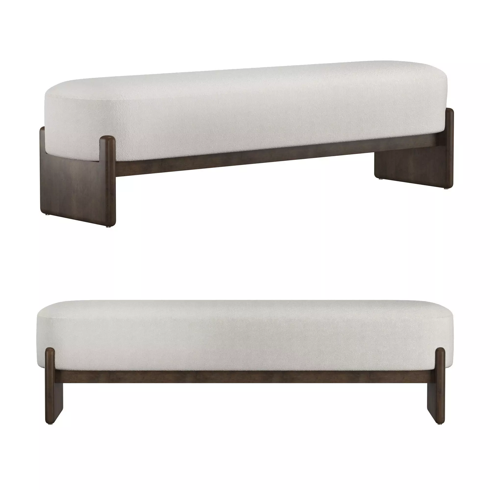 Kirby Accent Bench 3D model_0