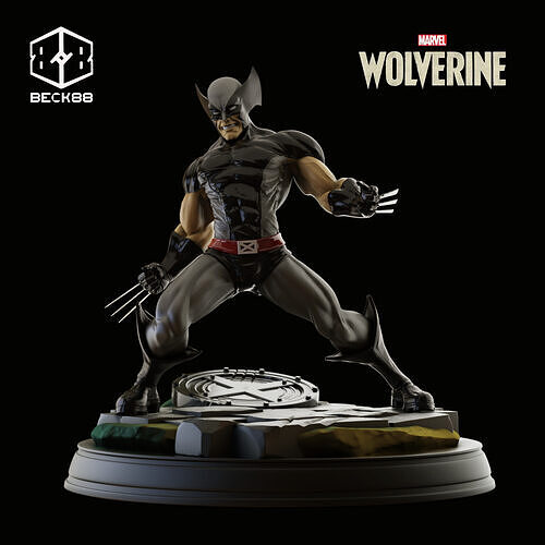  Wolverine - Logan 3D print model