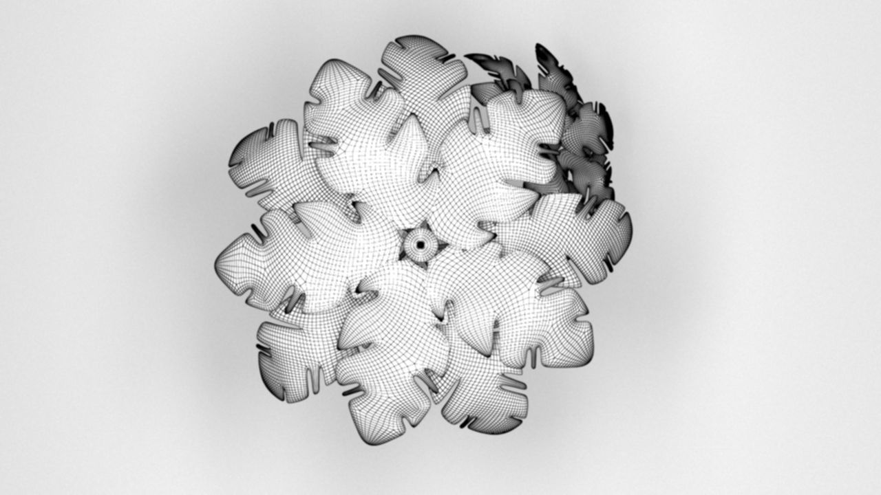 Palm Trees Beach Icon 3D model_8