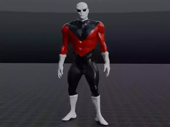 Jiren 3D Semi Realistic Model Fully Rigged 
