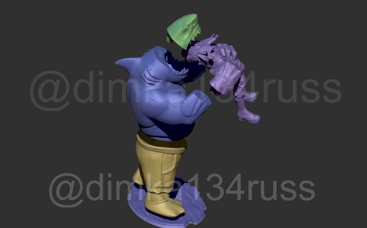King Shark 3D print model_10