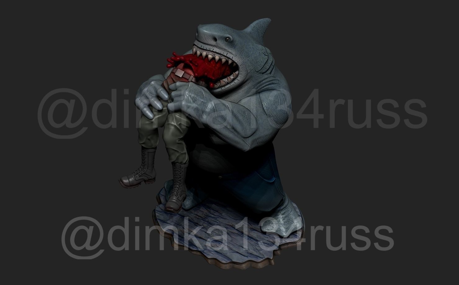 King Shark 3D print model_14
