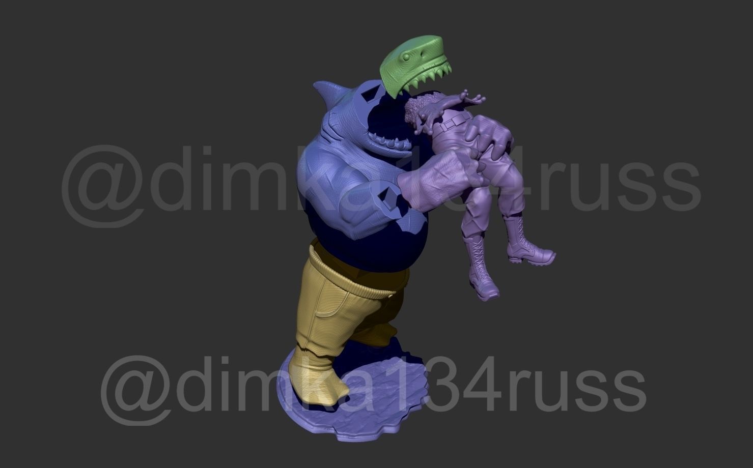 King Shark 3D print model_5