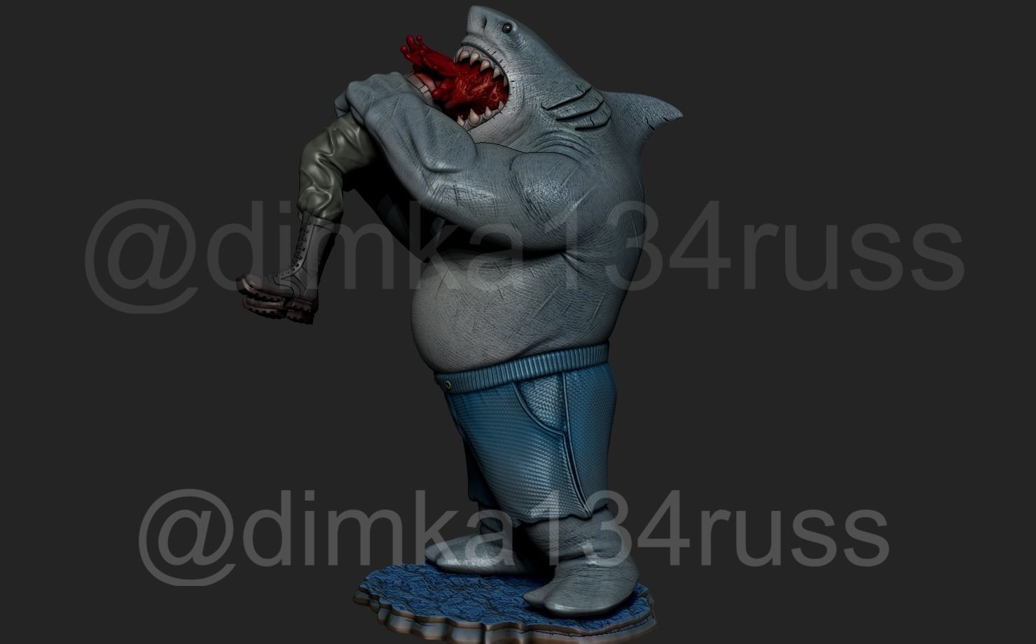 King Shark 3D print model_15