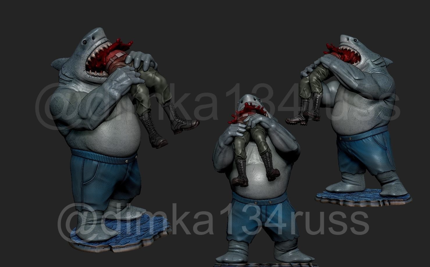 King Shark 3D print model_1