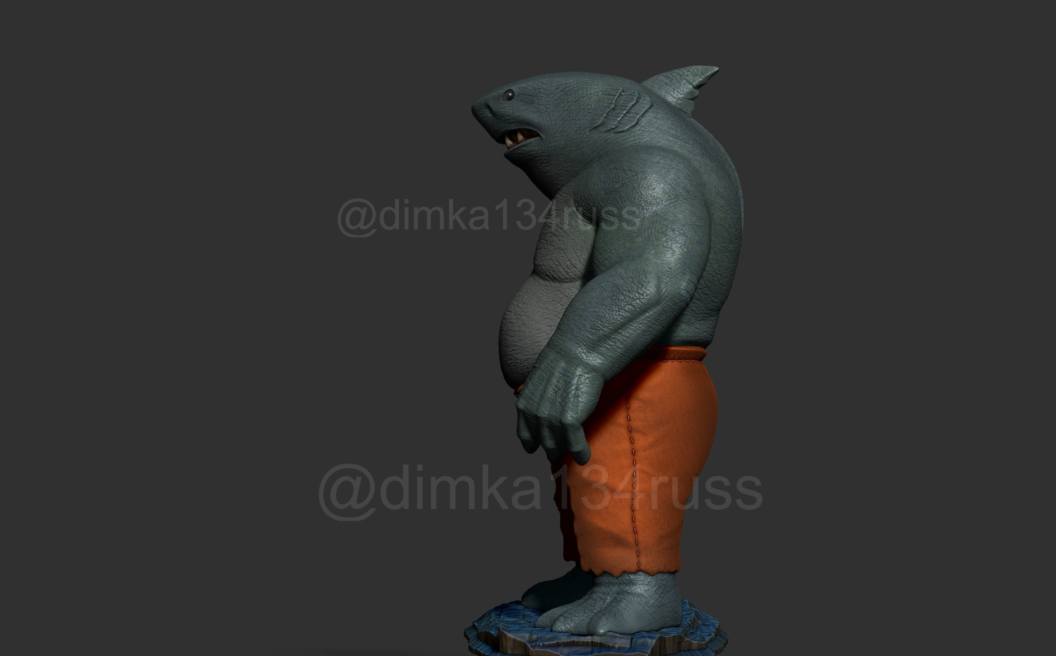 King Shark 3D print model_6