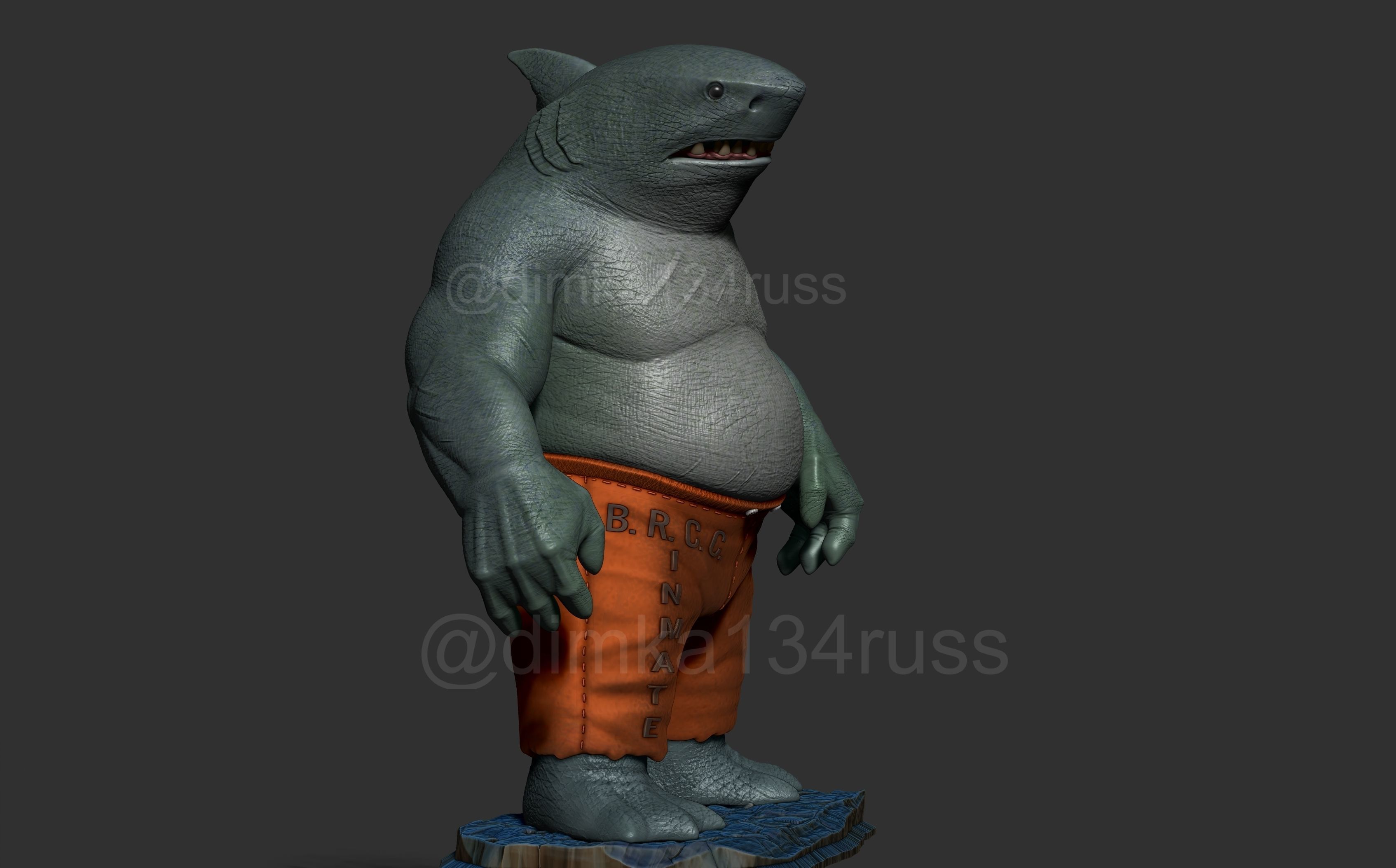 King Shark 3D print model_7