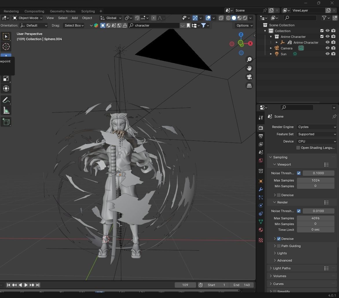 A model of Kyojuro Rengoku 3D model_4
