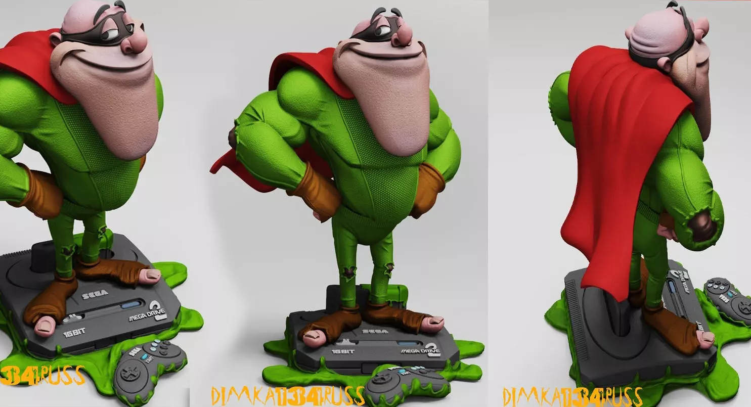 boogerman 3D print model