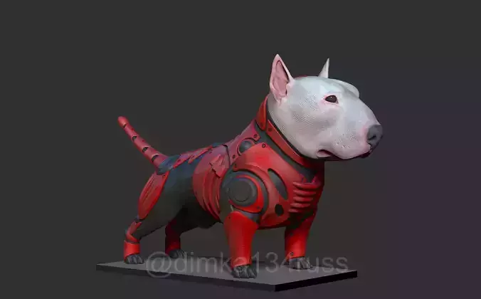 Bull Terrier 3D print model