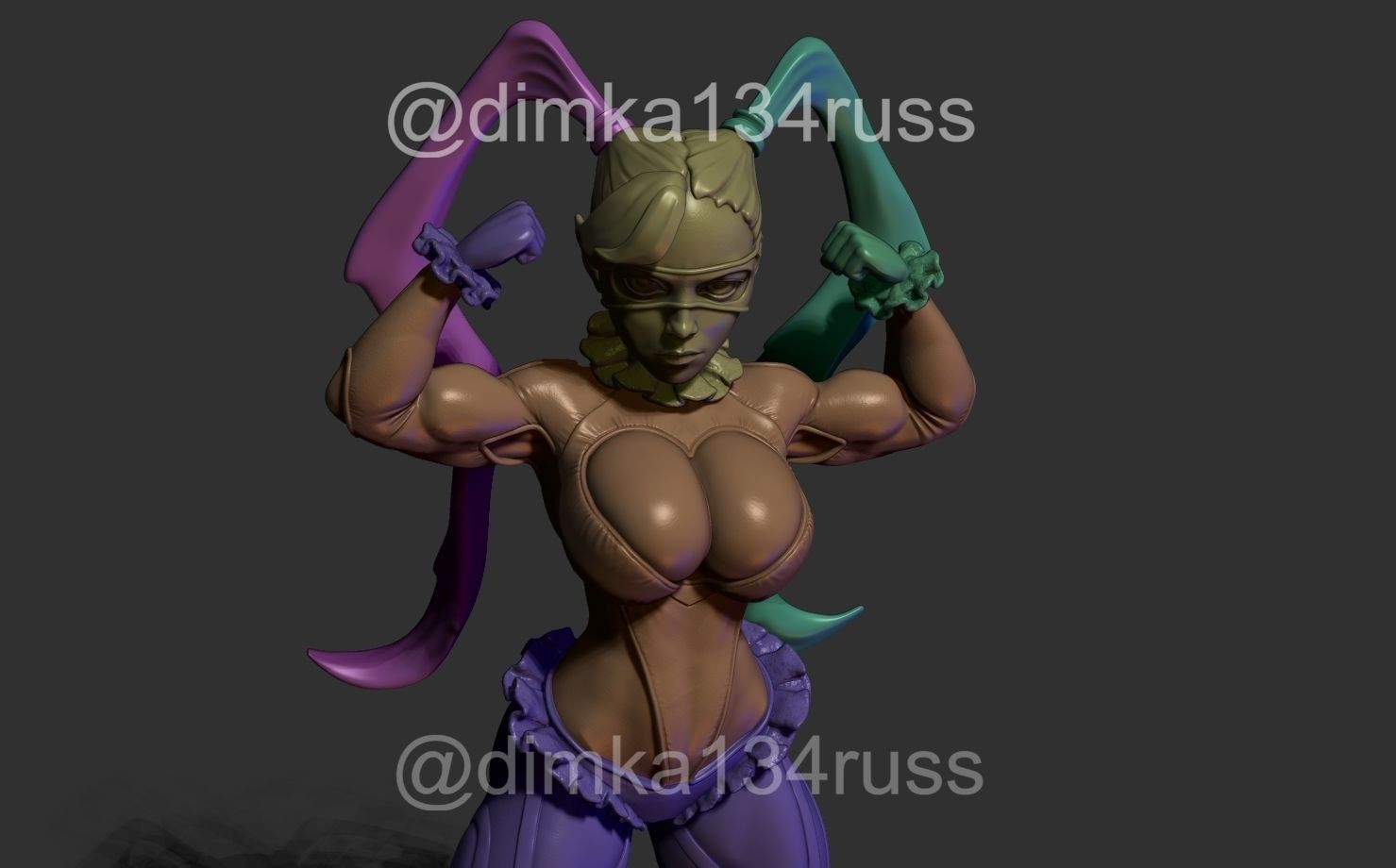 street fighter 3D print model_10