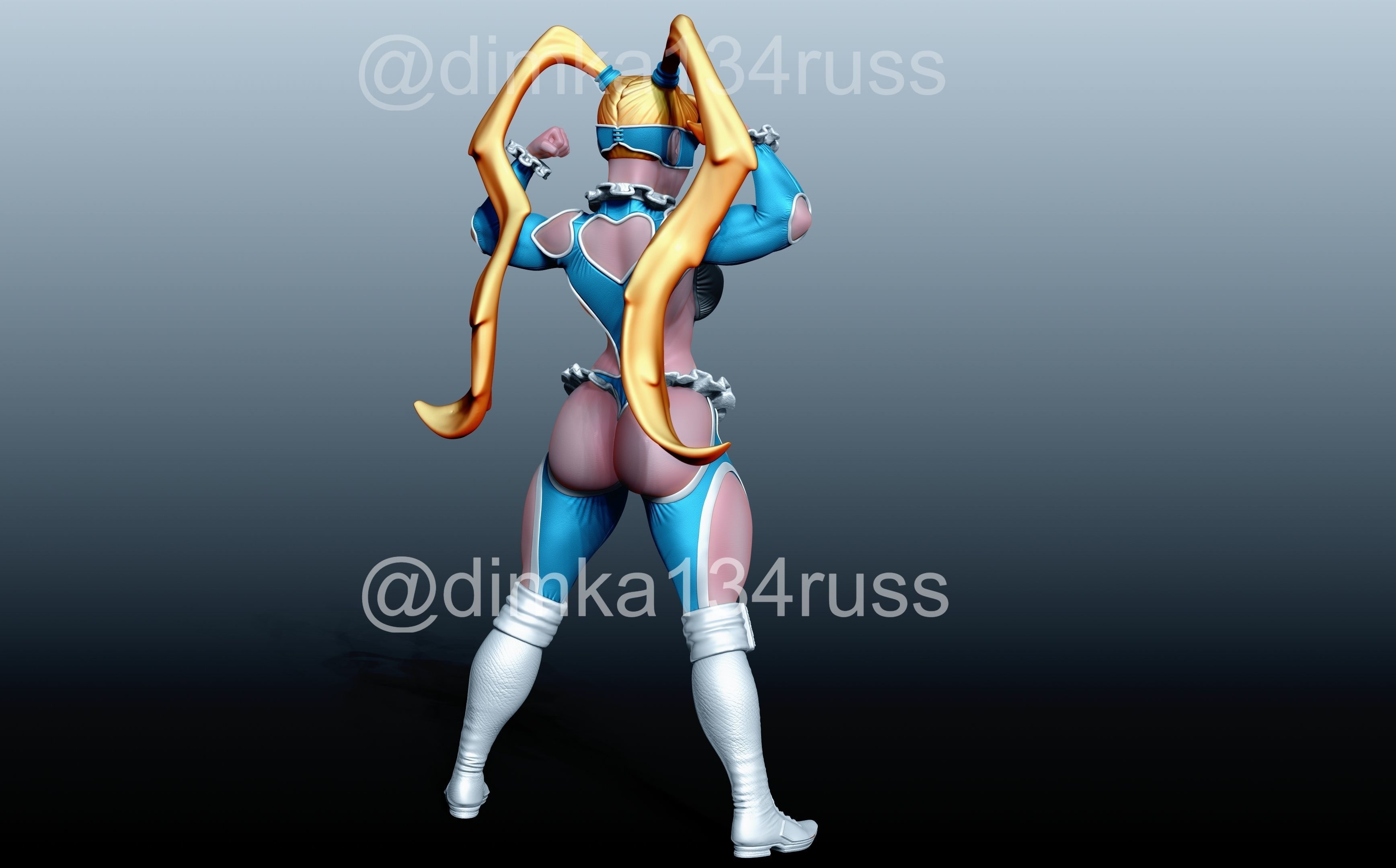 street fighter 3D print model_4