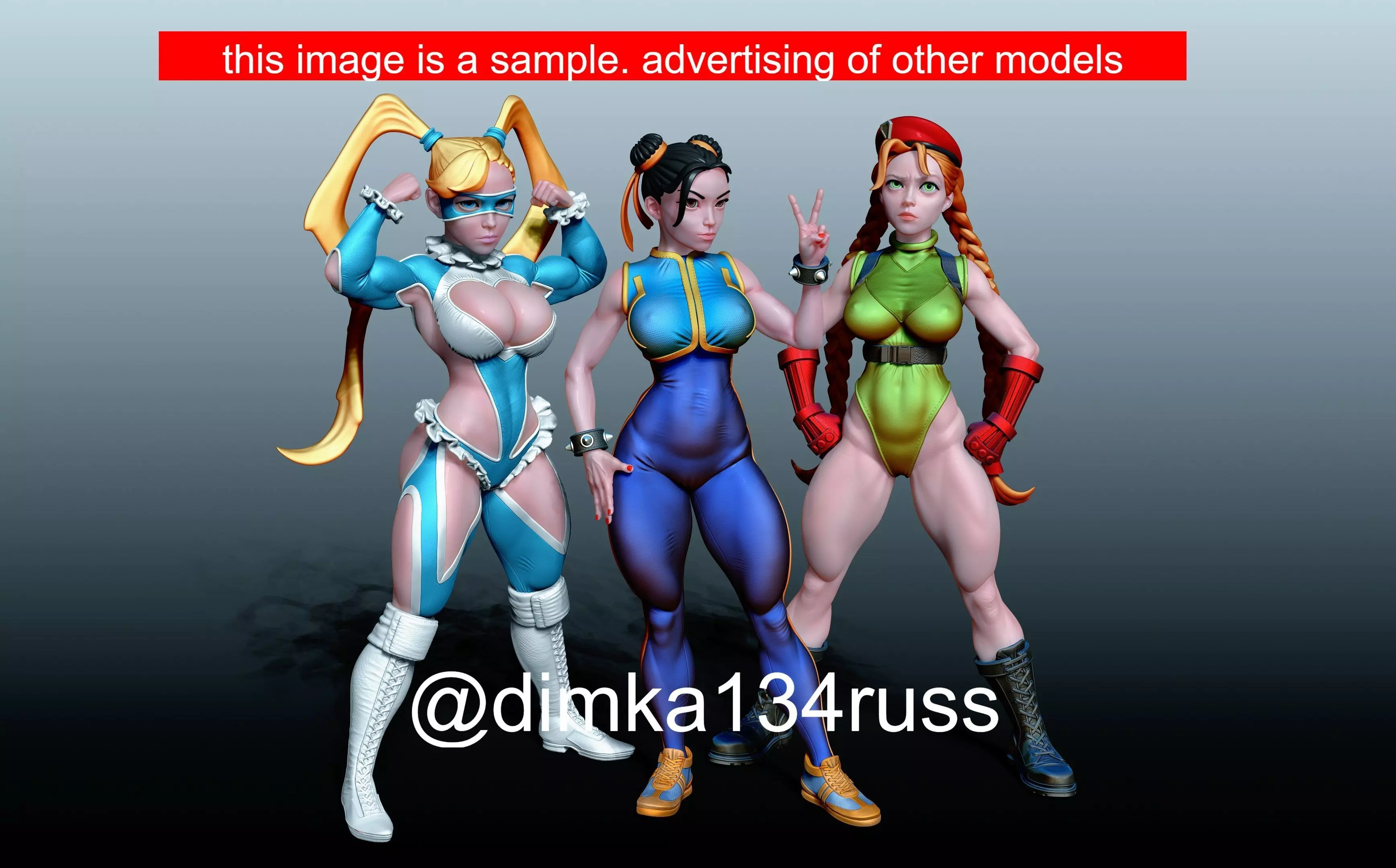 street fighter 3D print model_0