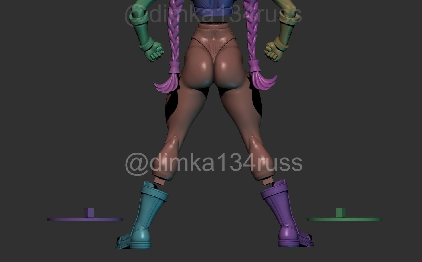 street fighter 3D print model_27