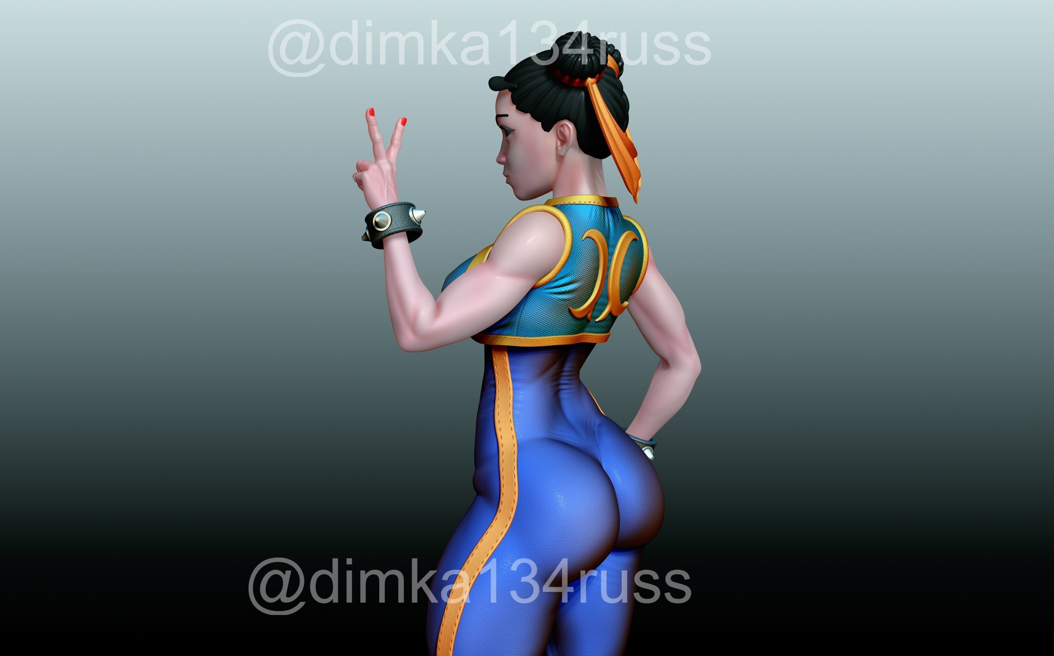 street fighter 3D print model_24