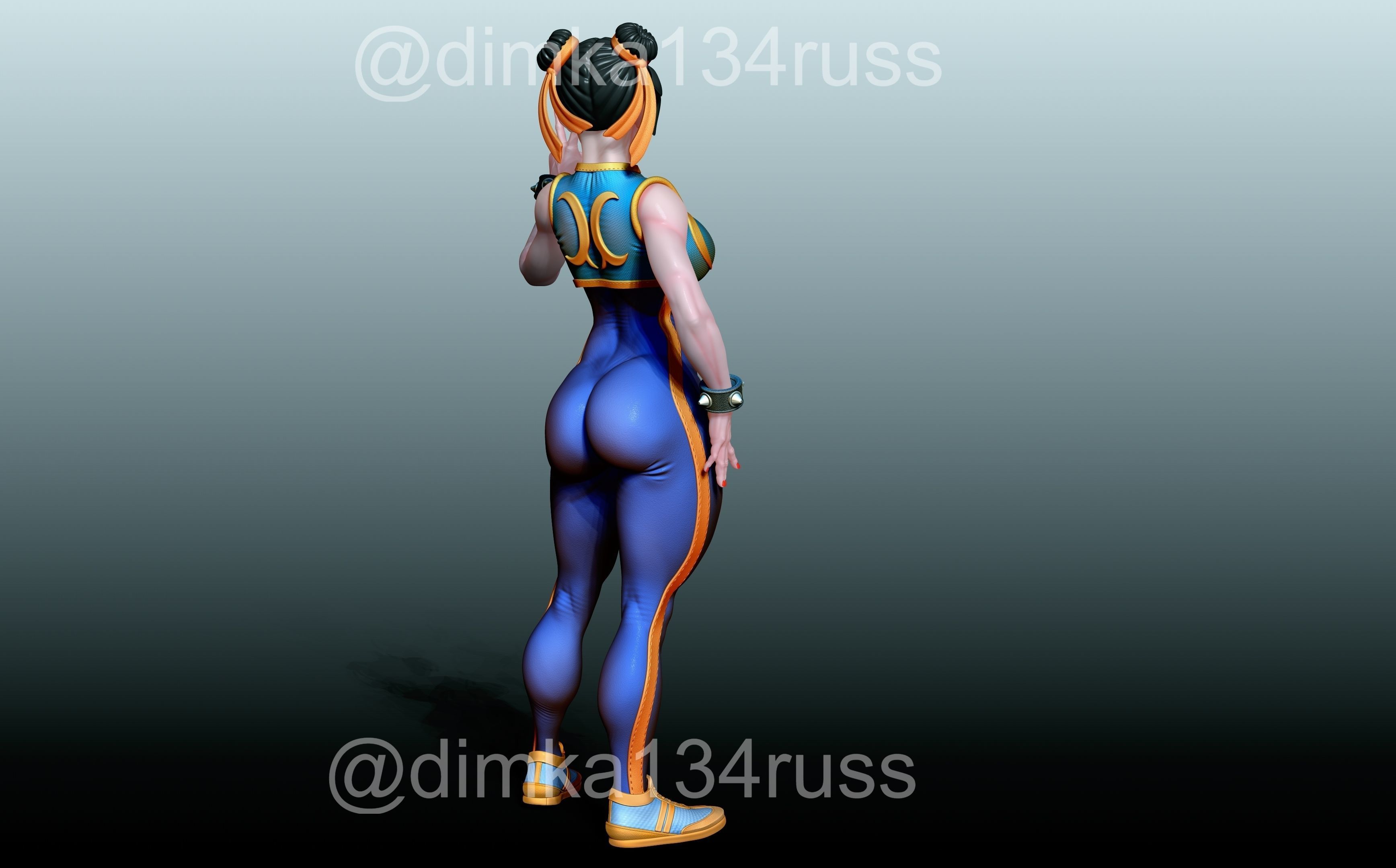 street fighter 3D print model_5