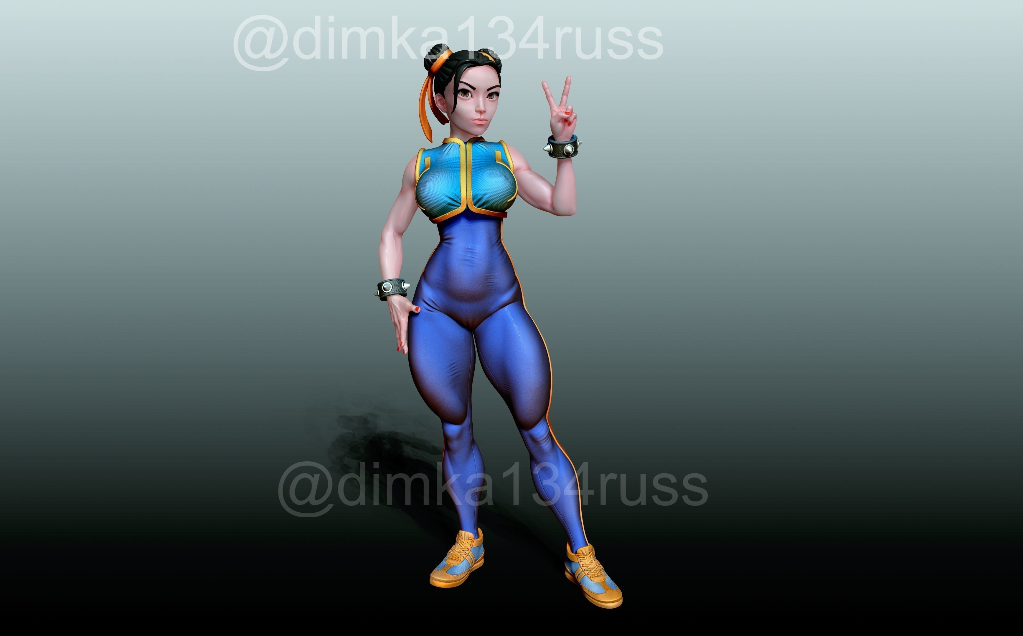 street fighter 3D print model_2