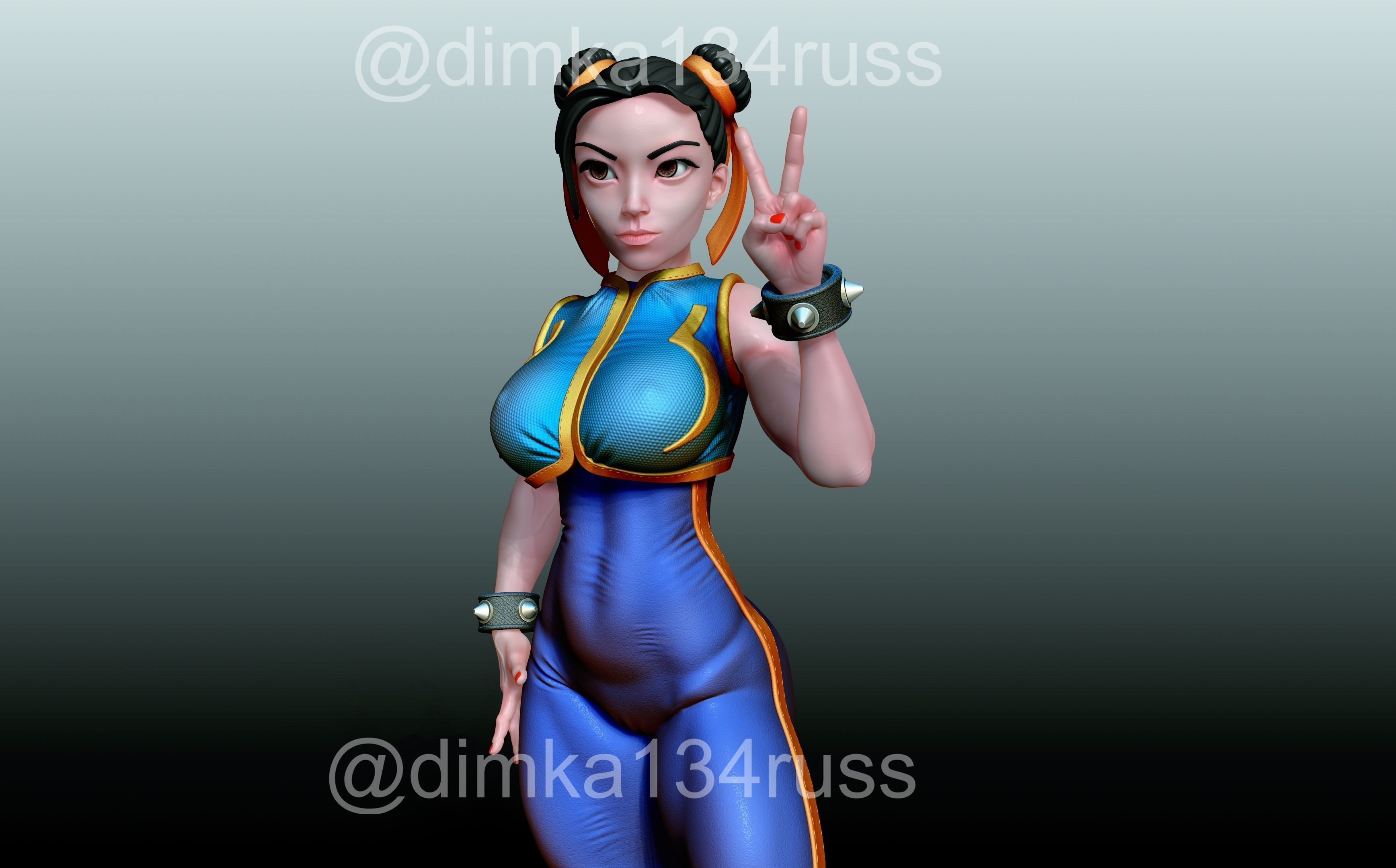 street fighter 3D print model_21