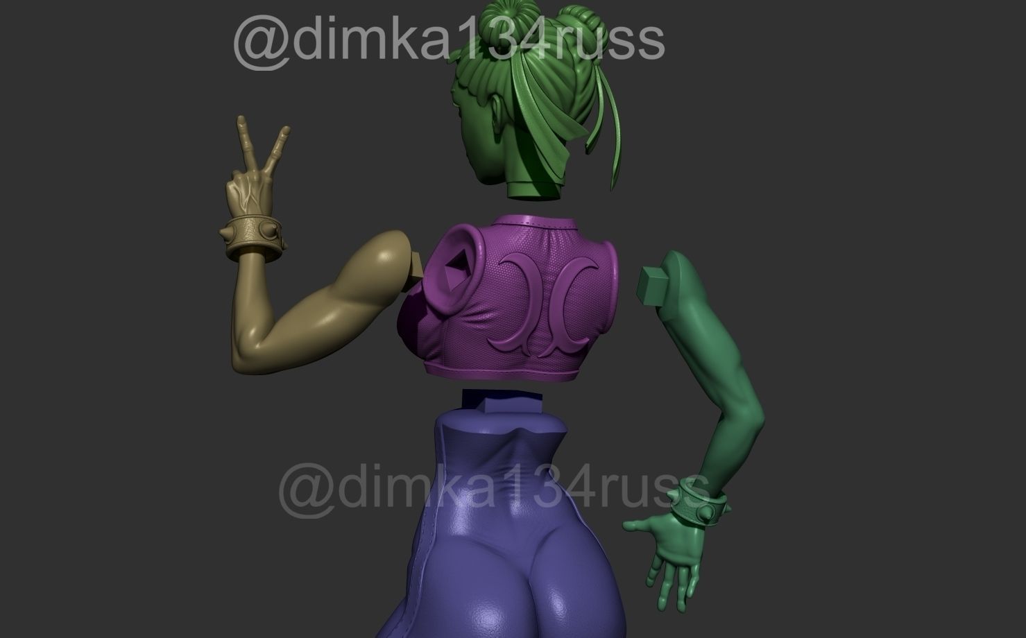 street fighter 3D print model_19