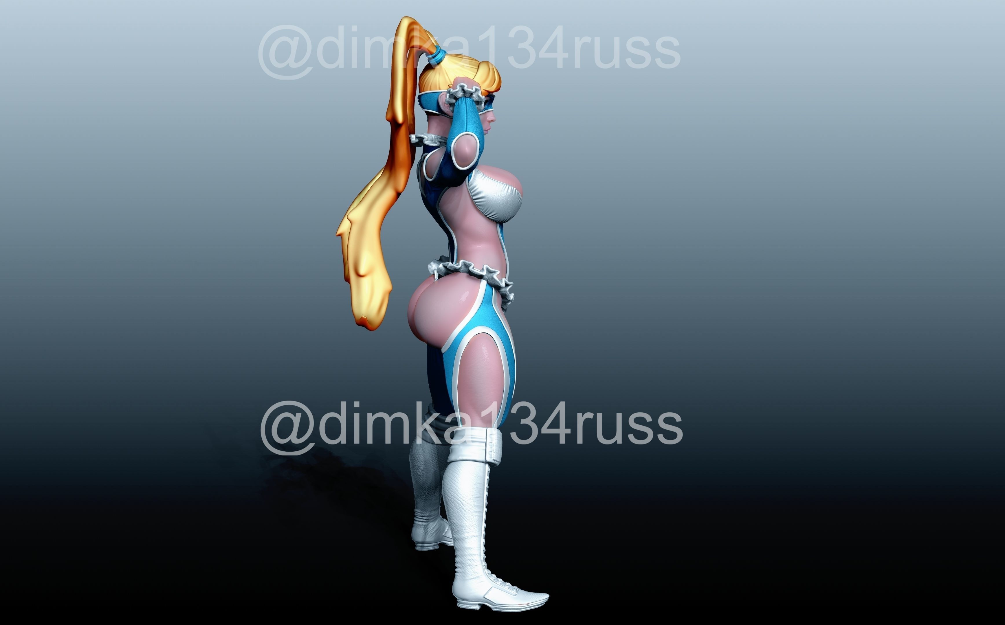 street fighter 3D print model_14