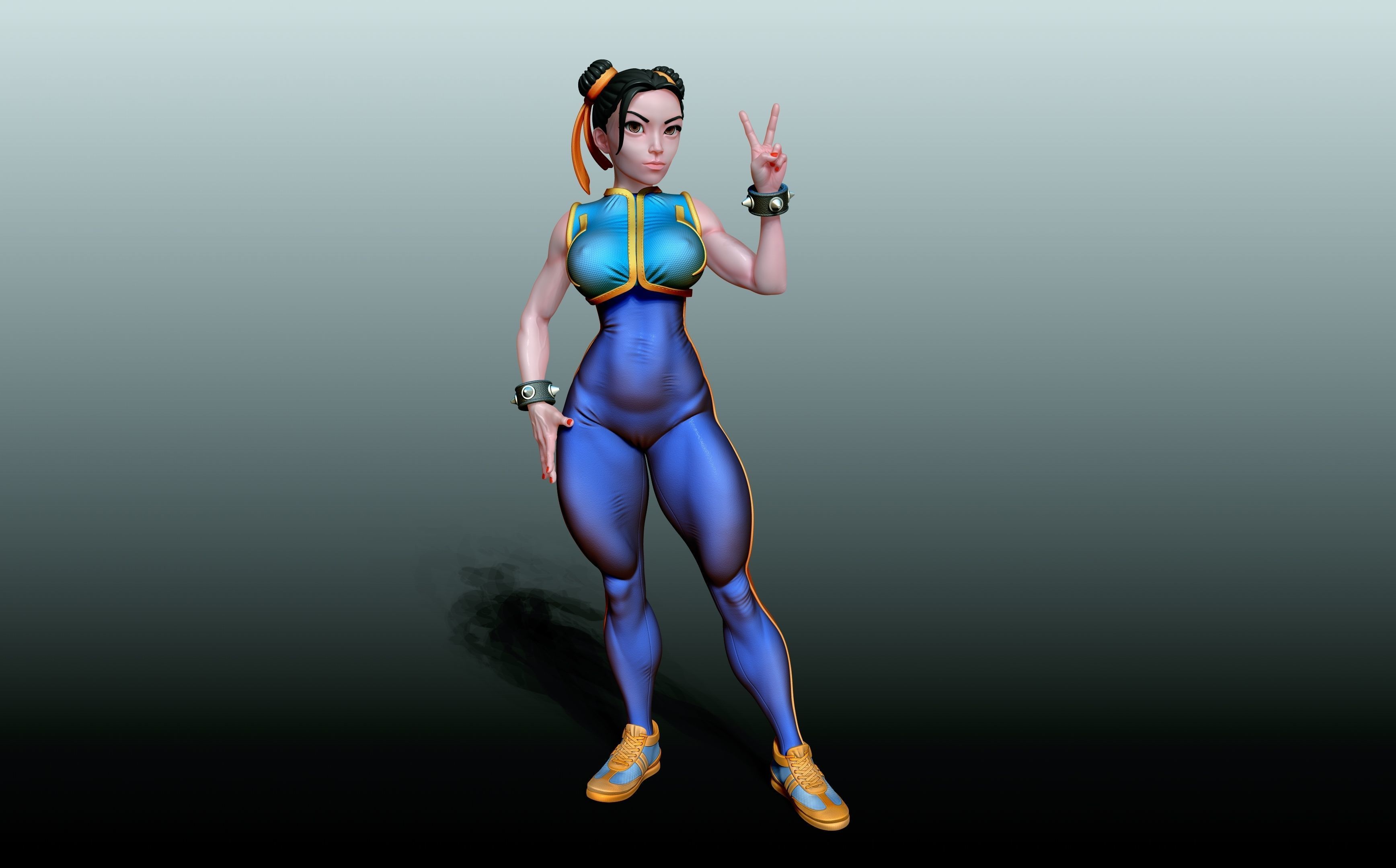 street fighter 3D print model_22