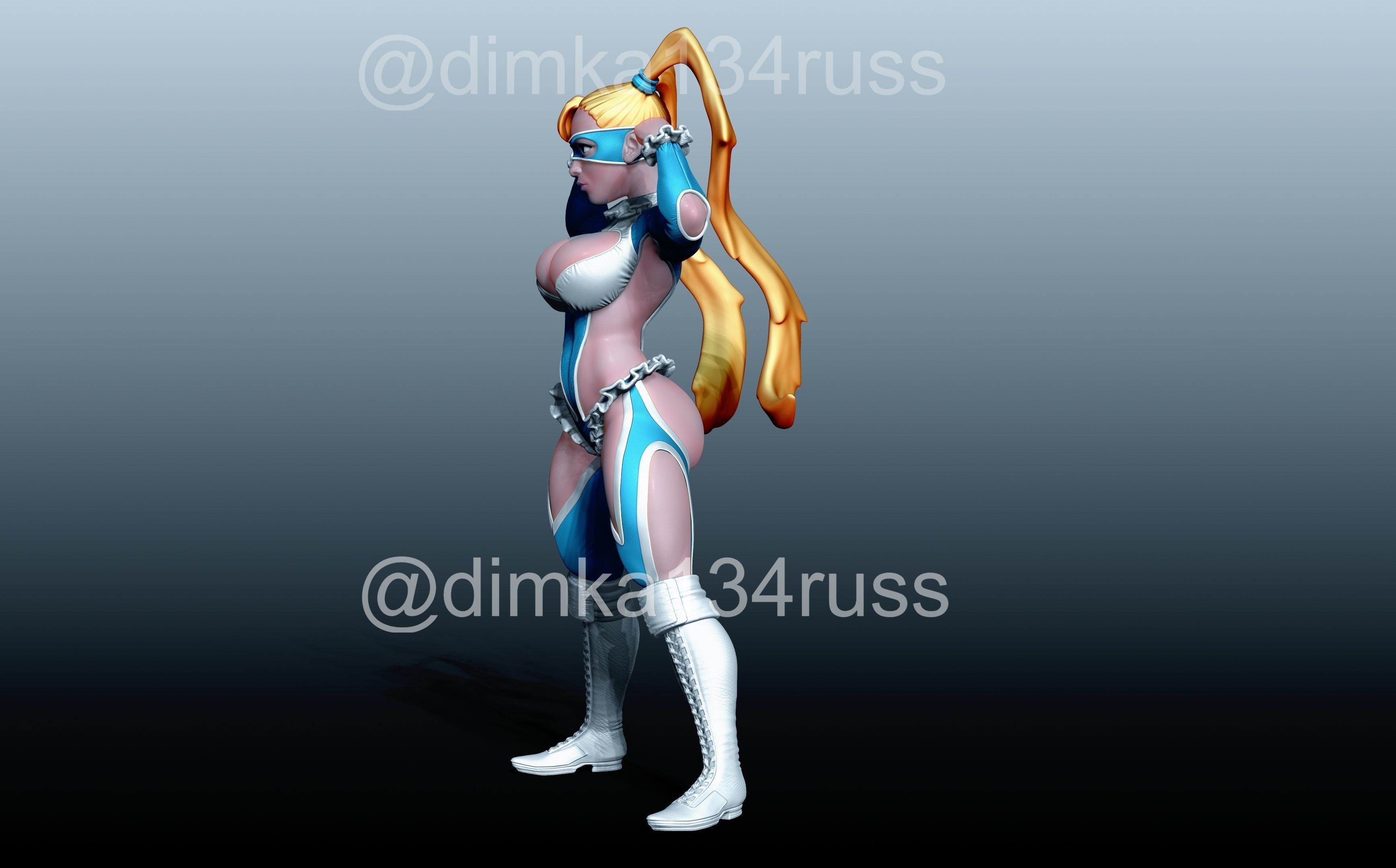 street fighter 3D print model_15