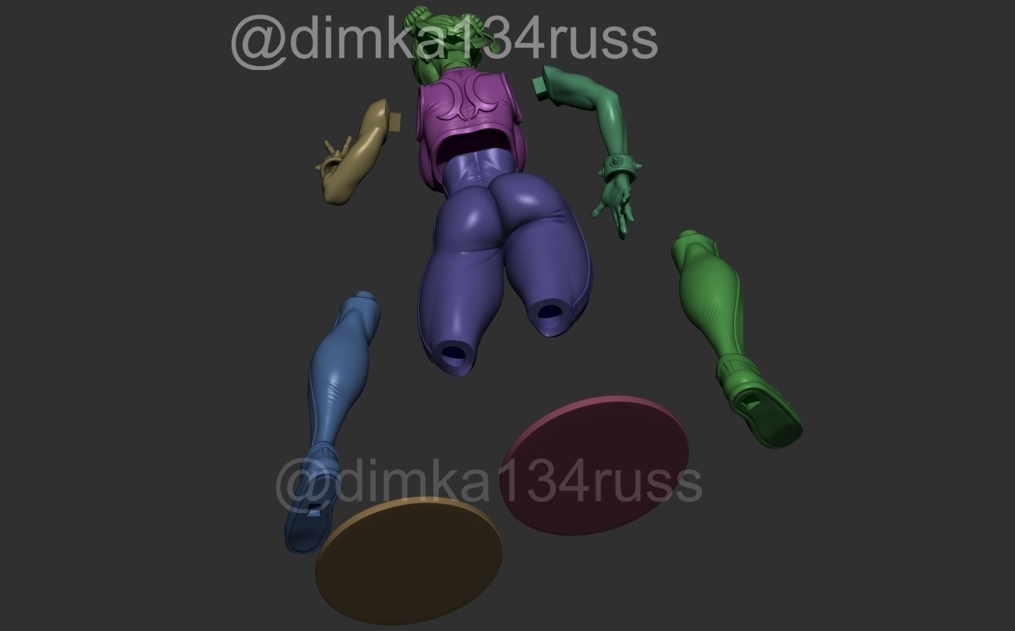 street fighter 3D print model_7