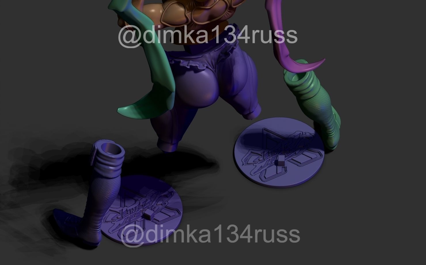 street fighter 3D print model_11