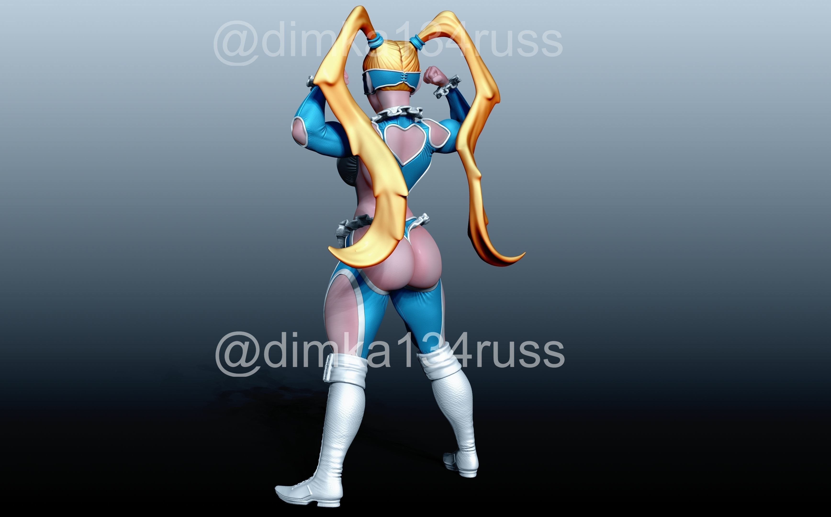 street fighter 3D print model_17