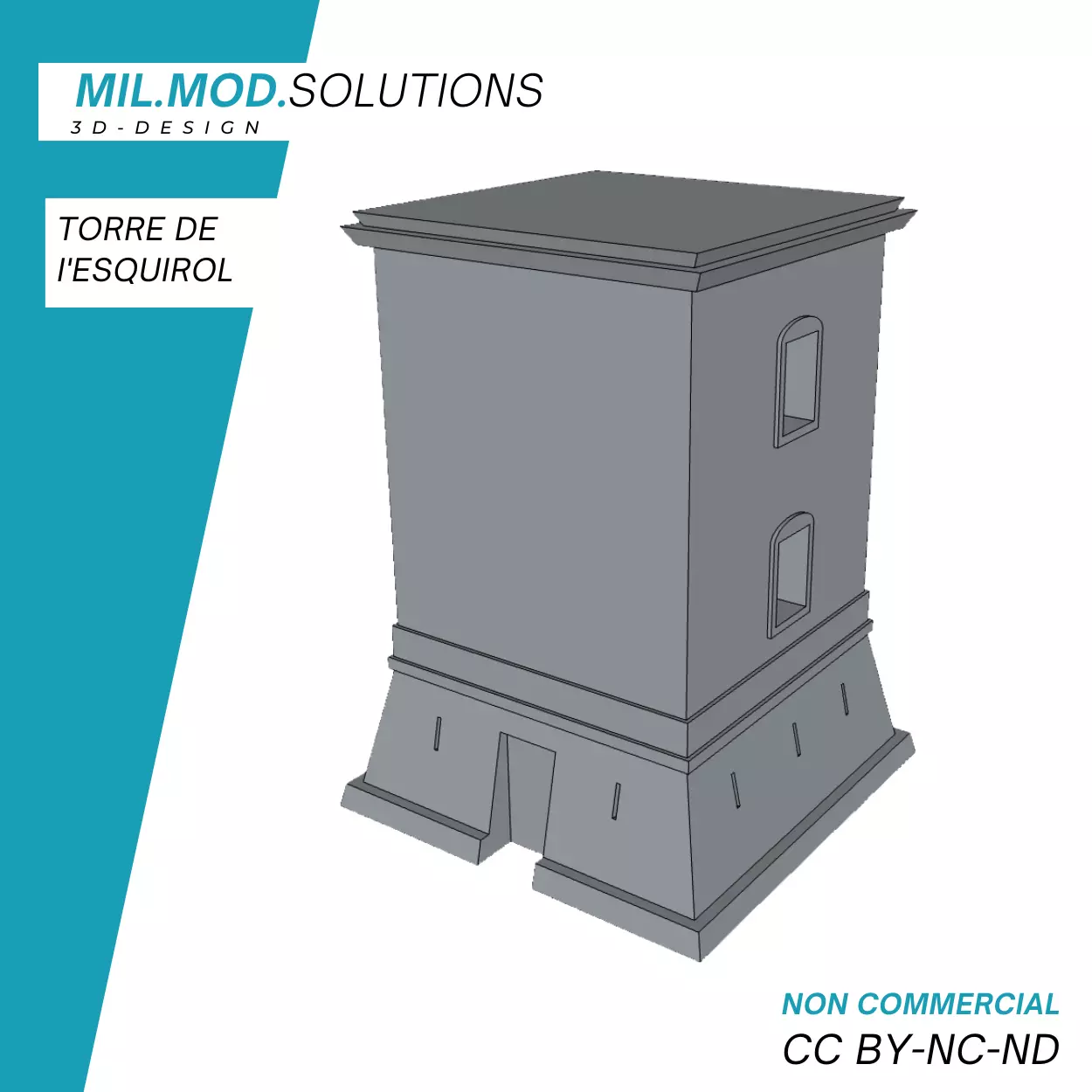 Torre de I Esquirol 3D print model_0