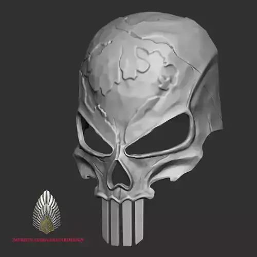 Punisher War Zone Mask 3d Digital download