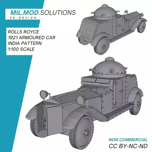Rolls-Royce 1921 Armoured Car India Pattern