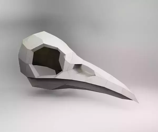 Raven Skull mask 3D model