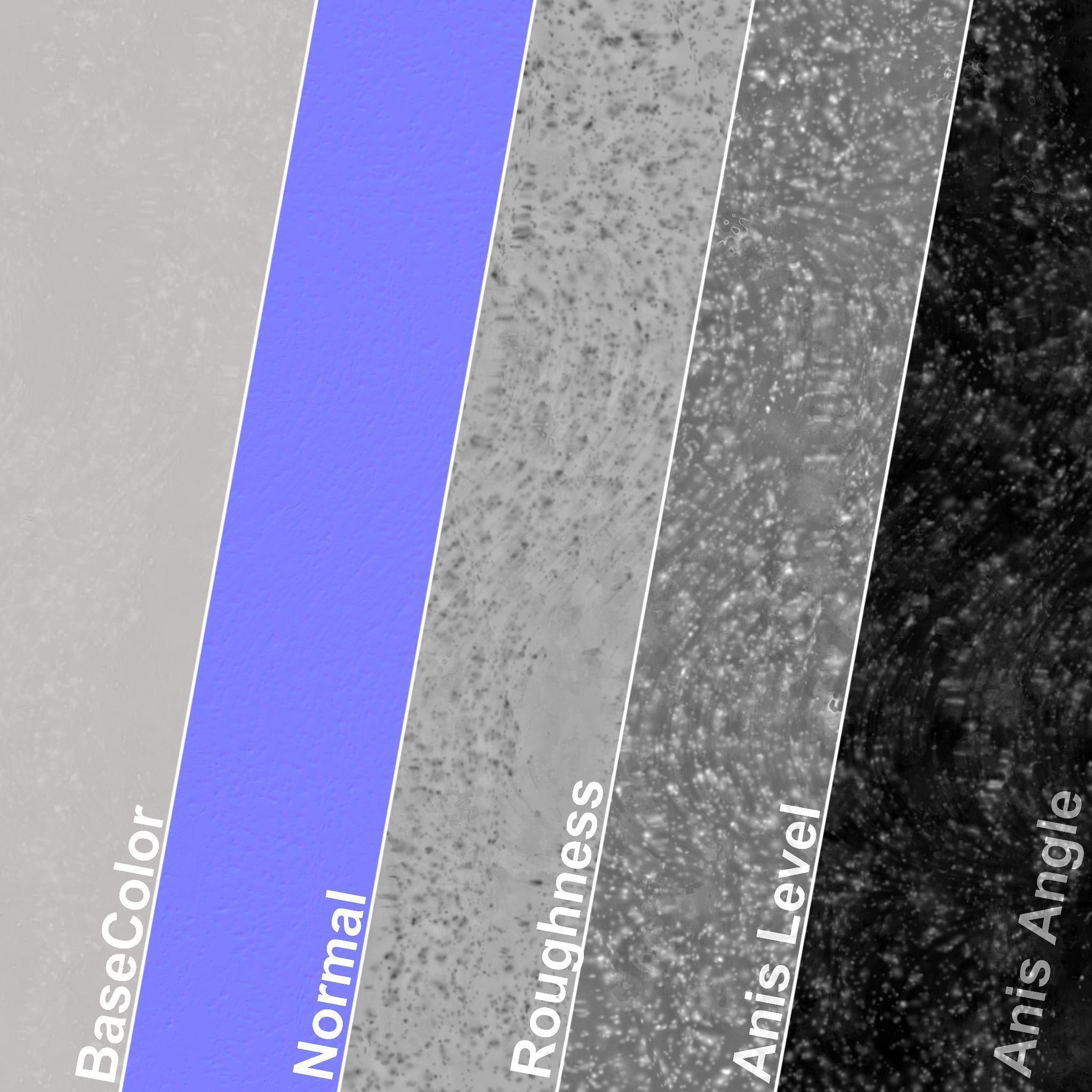 2 Mats - Decorative Plaster 02 - PBR - 4K Texture_3