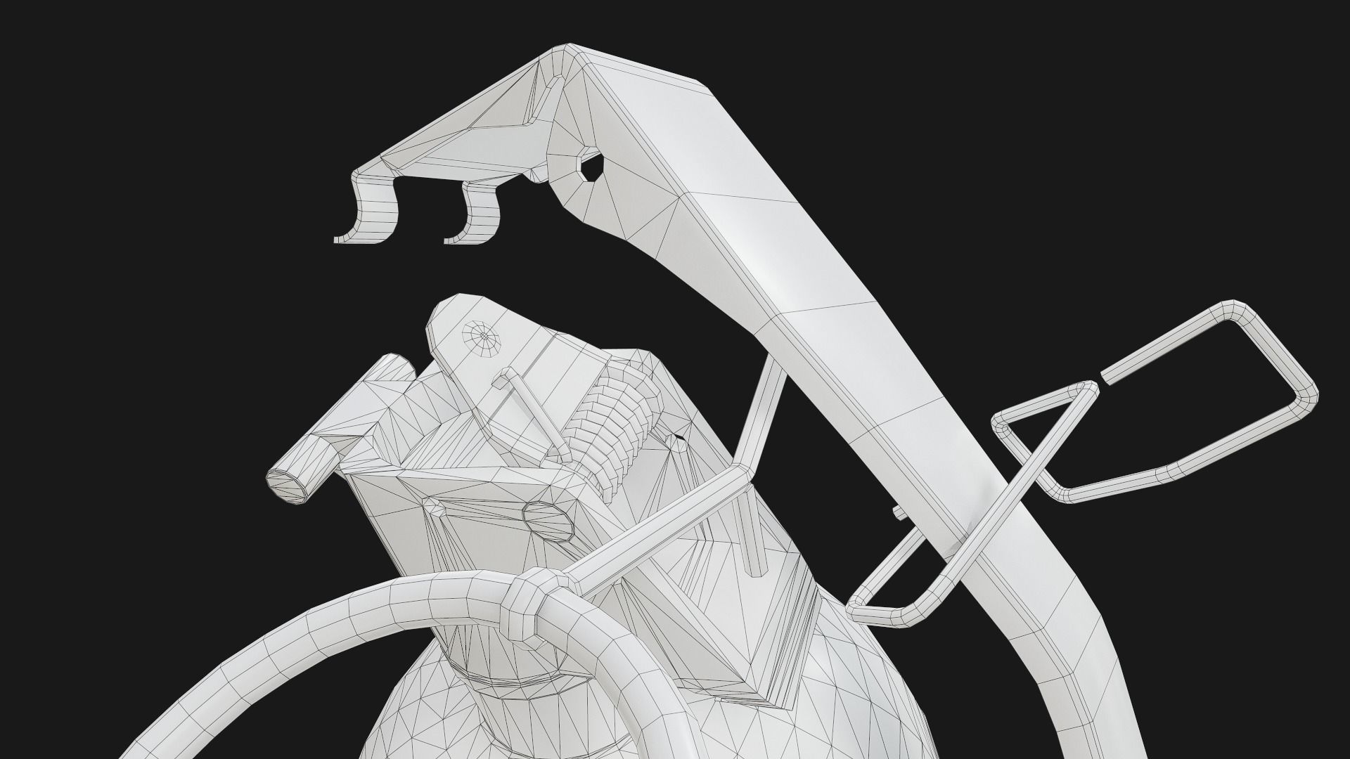 M67 Hand Grenade Low-poly 3D model_11