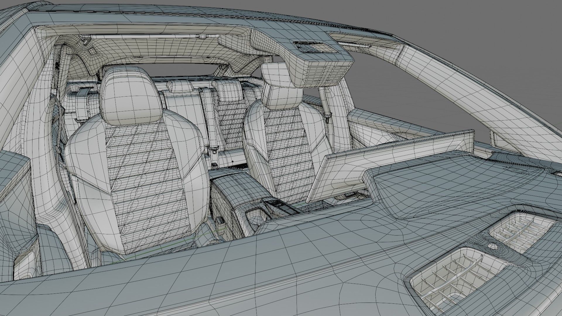 Peugeot 3008 e-3008 2025 with interior 3D model_34