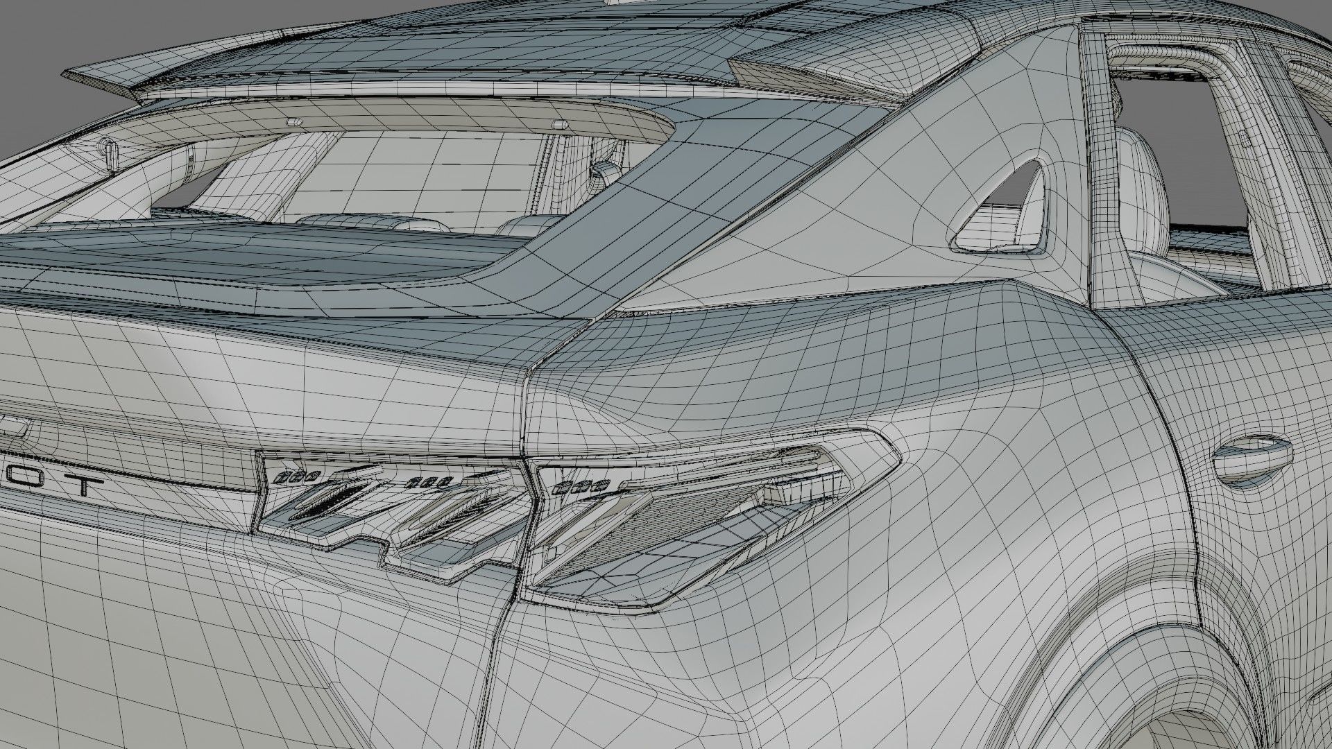 Peugeot 3008 e-3008 2025 with interior 3D model_32