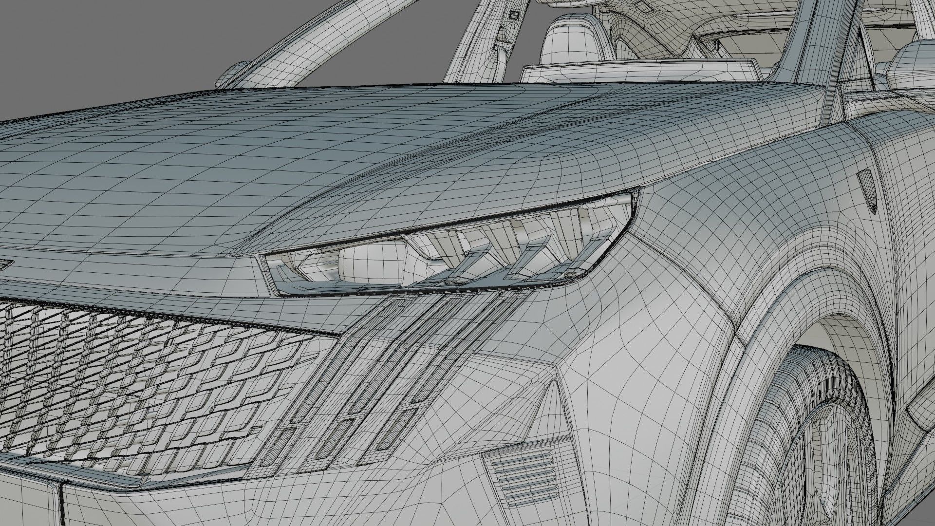 Peugeot 3008 e-3008 2025 with interior 3D model_30