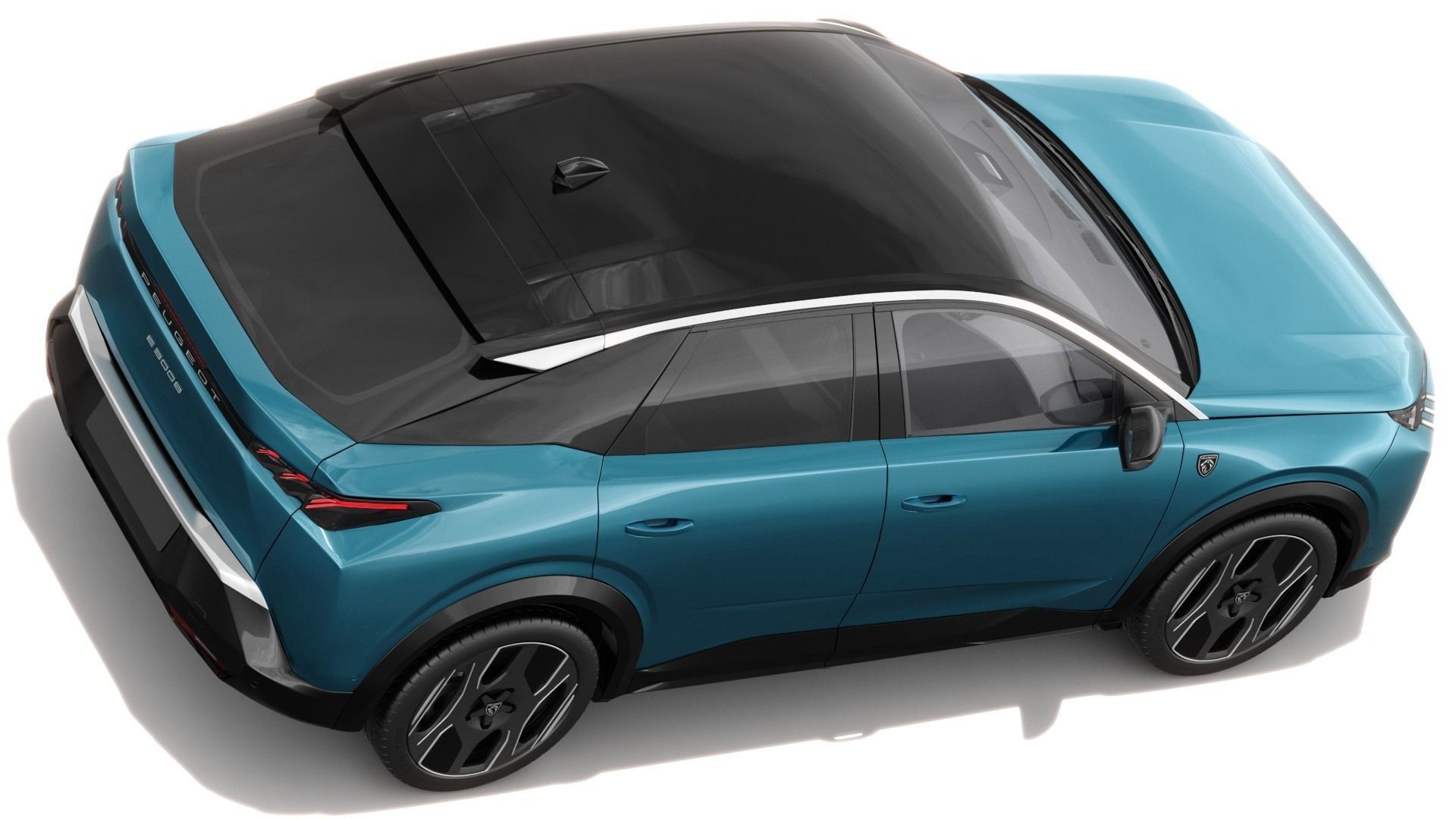 Peugeot 3008 e-3008 2025 with interior 3D model_6