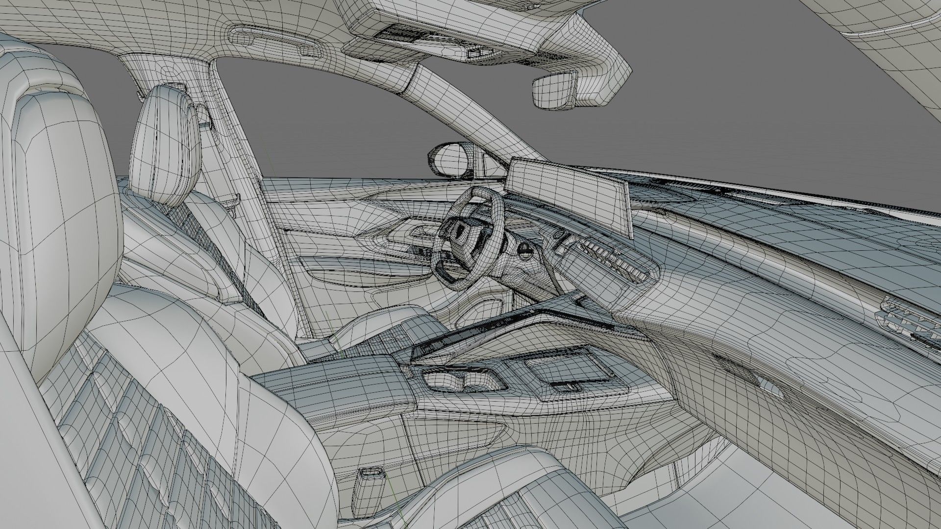 Peugeot 3008 e-3008 2025 with interior 3D model_33