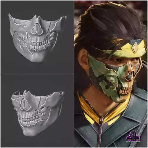 Takeda mask  from MK1 -  Punitory Kombatant