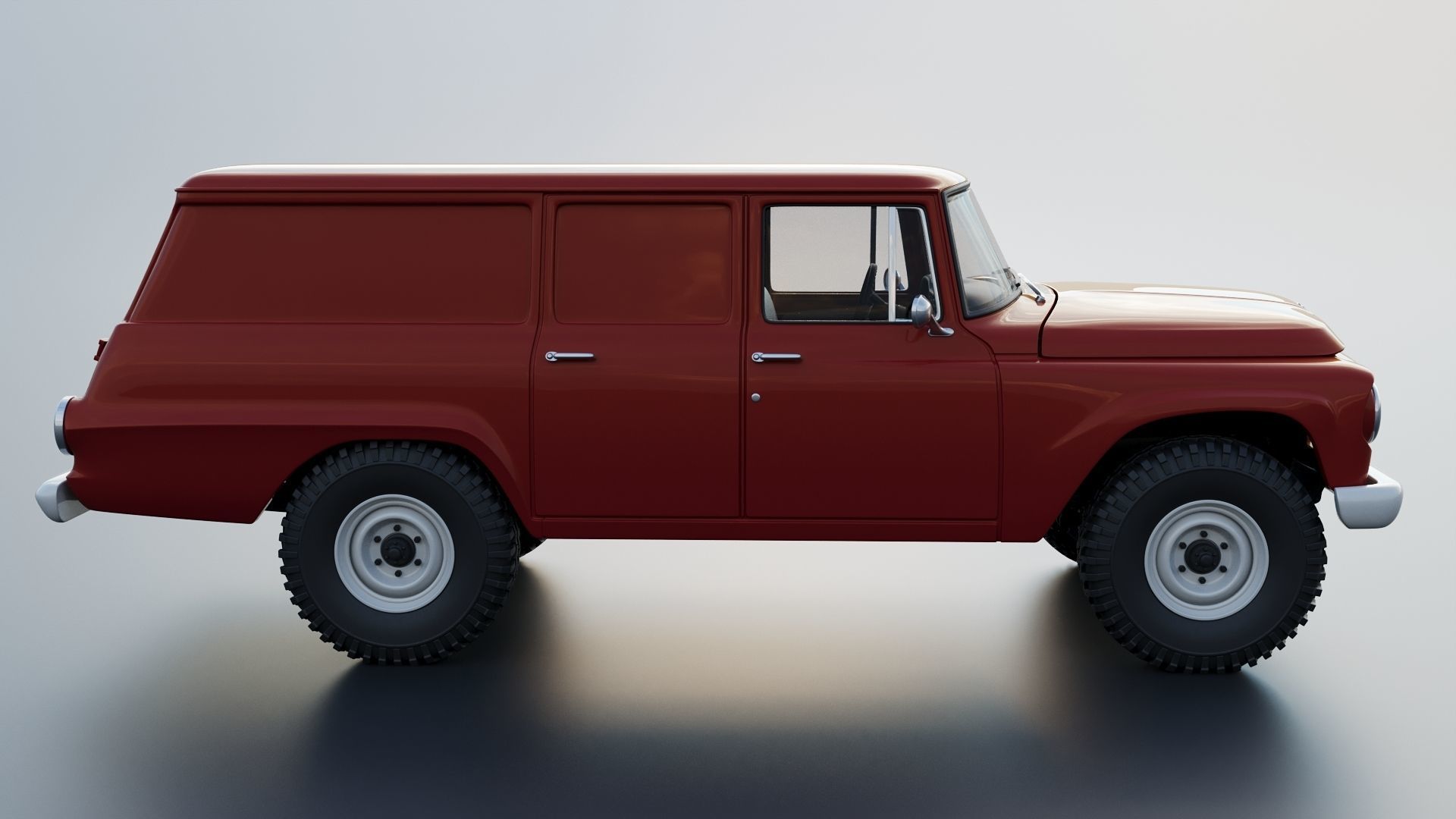 International Travelall  Panel 4x4 1964 3D print model_8