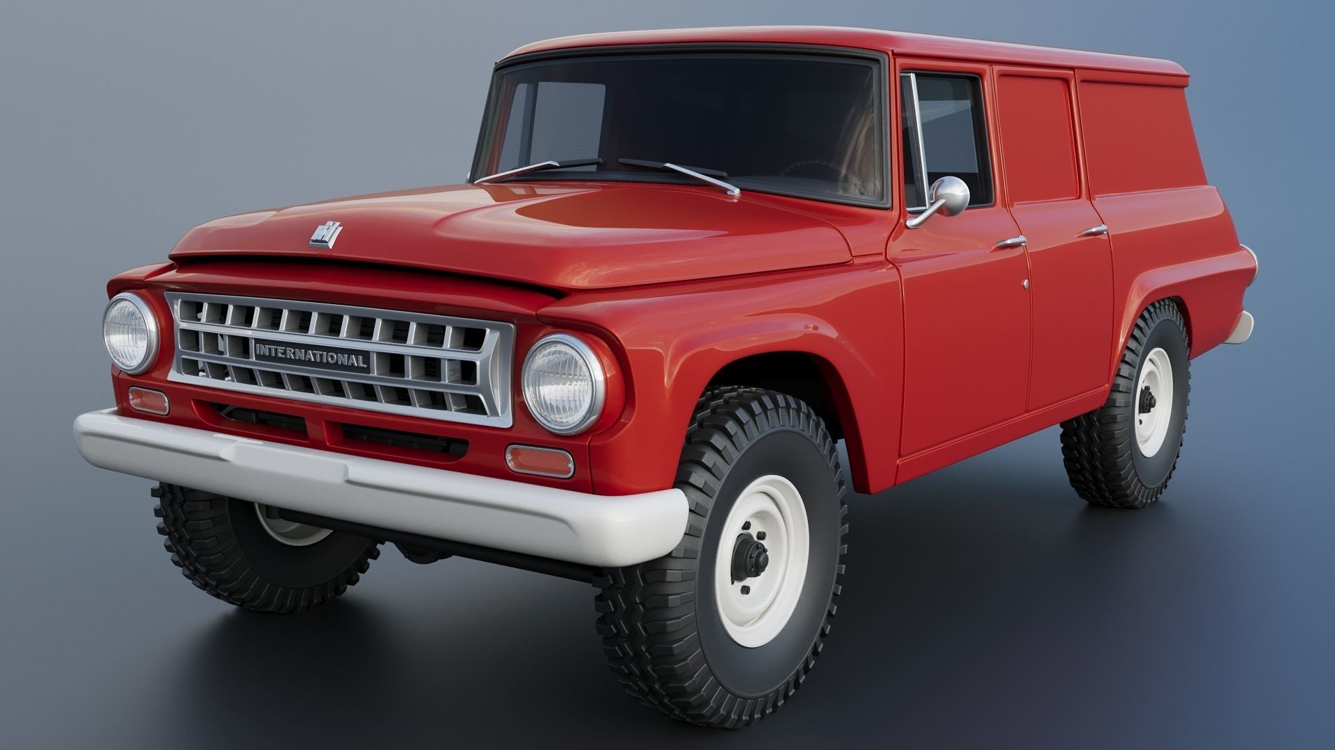 International Travelall  Panel 4x4 1964 3D print model_2