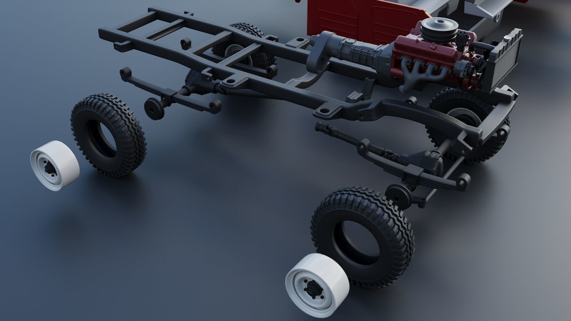 International Travelall  Panel 4x4 1964 3D print model_25