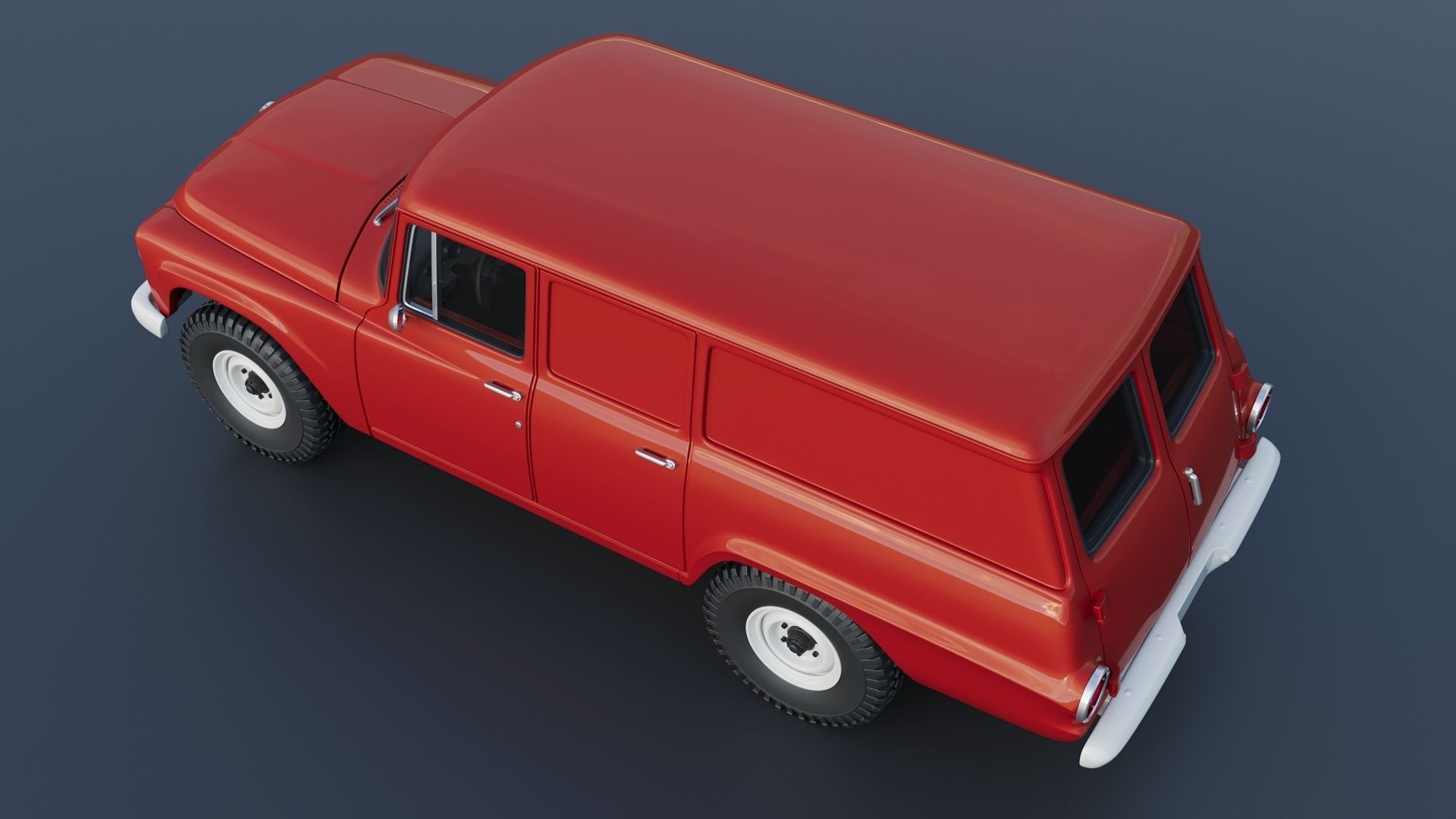 International Travelall  Panel 4x4 1964 3D print model_5