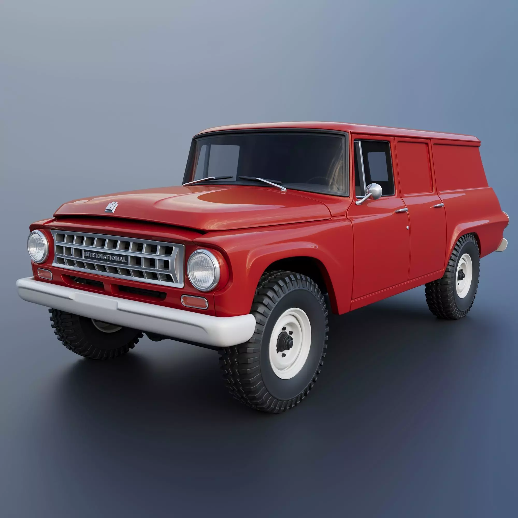 International Travelall  Panel 4x4 1964 3D print model_0