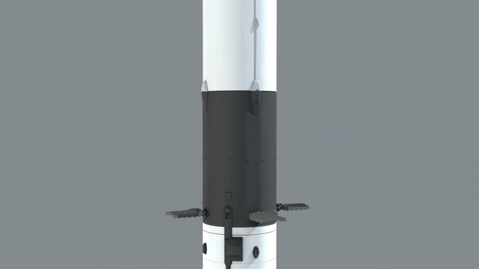 Foguete SpaceX Falcon9 3D model_11