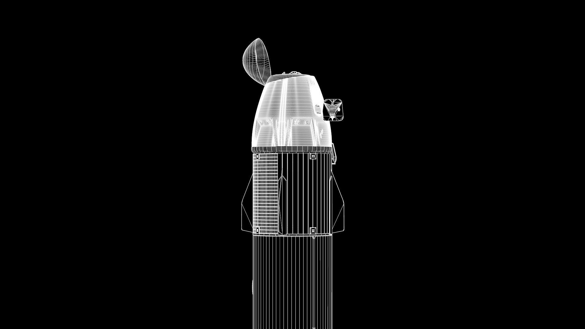 Foguete SpaceX Falcon9 3D model_19